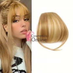 Breton din par artificial cu clips AP402 Blond Inchis cu suvite lateral